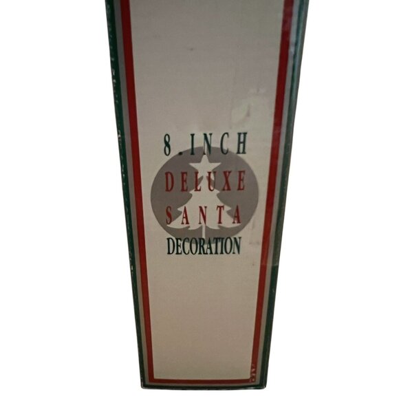 1993 Seasonal Specialties‎ Santa Claus With Christmas Tree Blue 8” Decoration - Picture 4 of 6